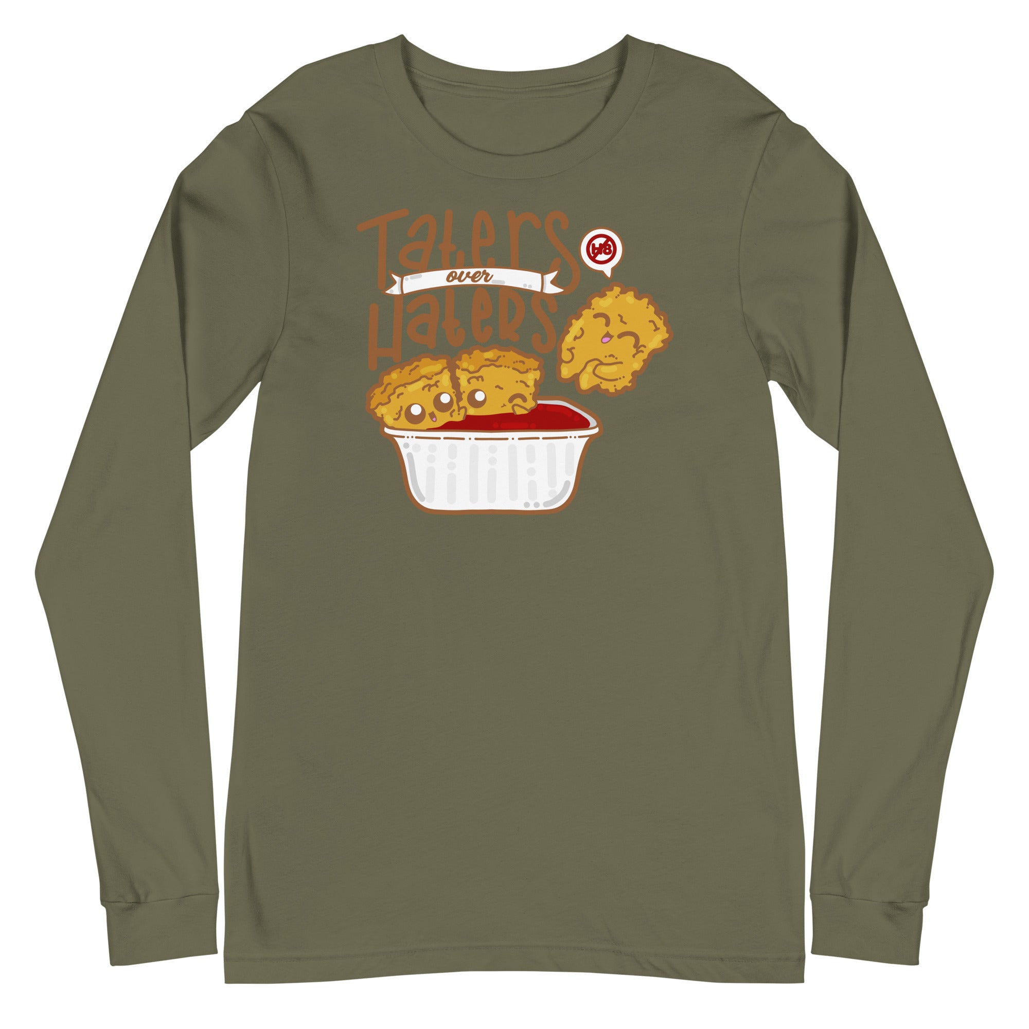 TATERS OVER HATERS - Long Sleeve Tee - ChubbleGumLLC