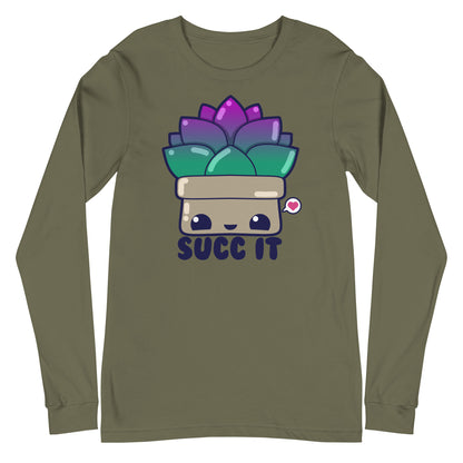 SUCC IT - Long Sleeve Tee - ChubbleGumLLC