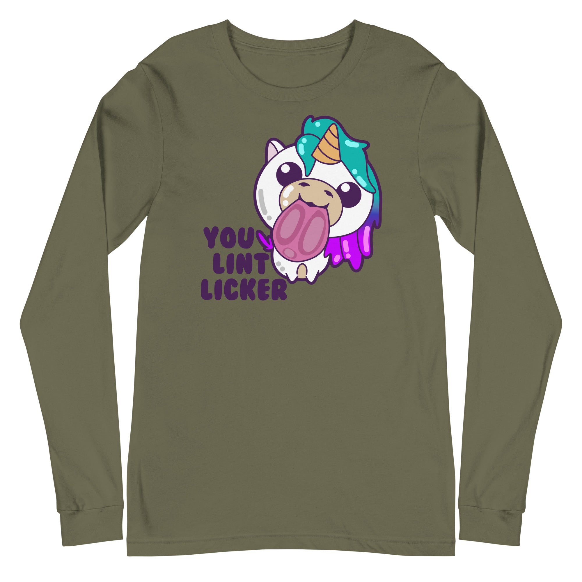 YOU LINT LICKER - Long Sleeve Tee - ChubbleGumLLC