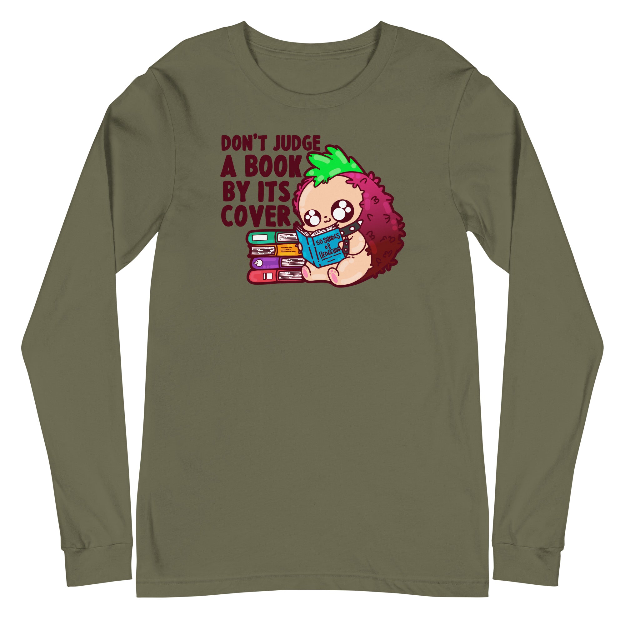 DONT JUDGE A BOOK - Long Sleeve Tee - ChubbleGumLLC