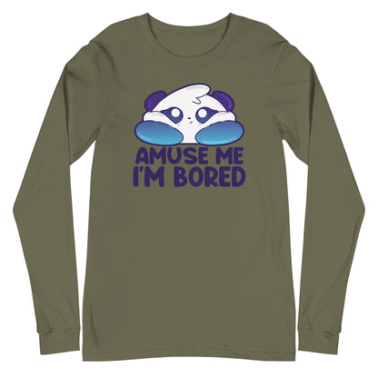 AMUSE ME IM BORED - Long Sleeve Tee - ChubbleGumLLC