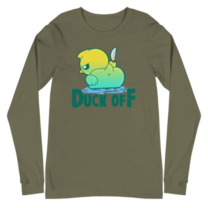 DUCK OFF - Long Sleeve Tee - ChubbleGumLLC