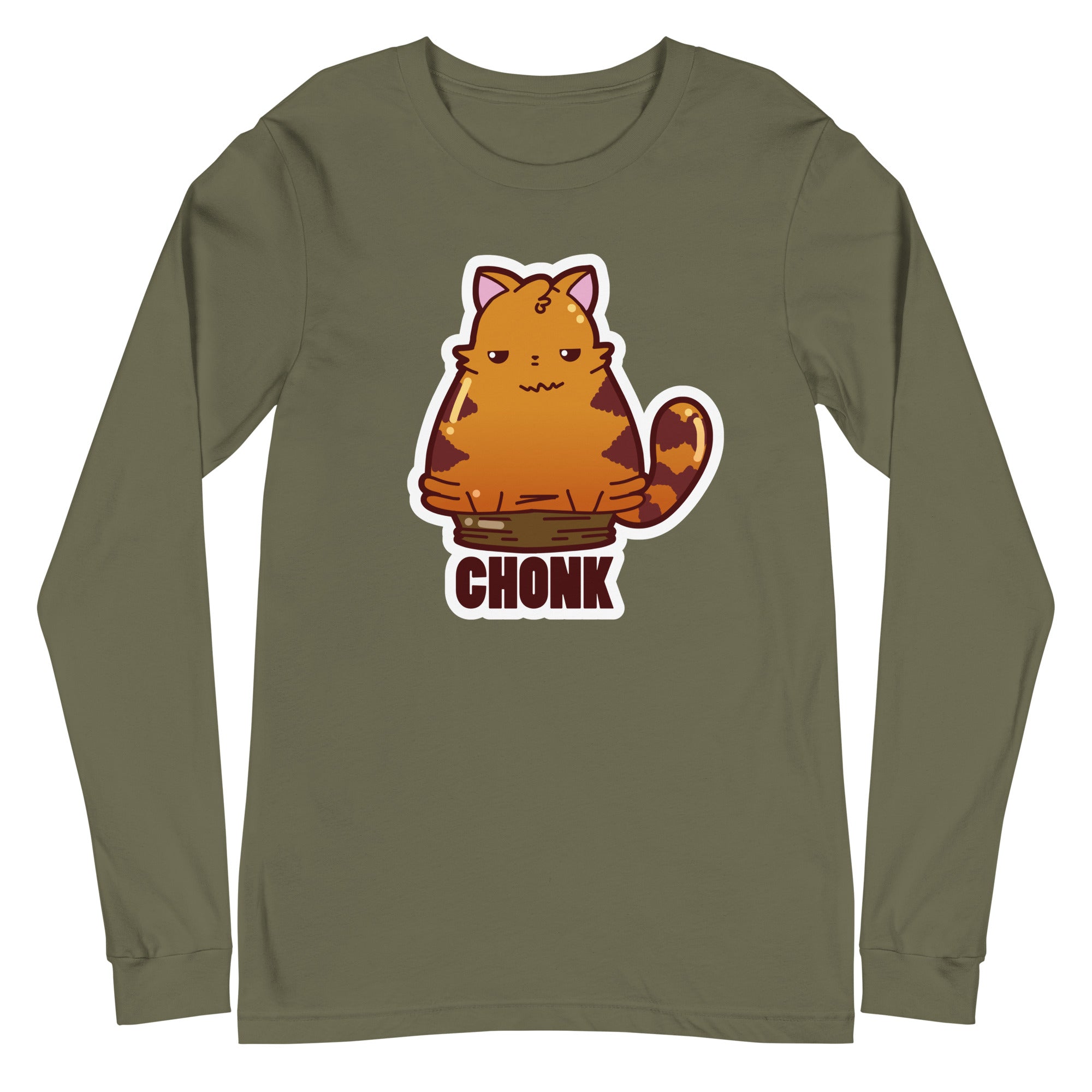 CHONK - Long Sleeve Tee - ChubbleGumLLC