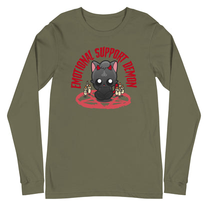 EMOTIONAL SUPPORT DEMON - Long Sleeve Tee