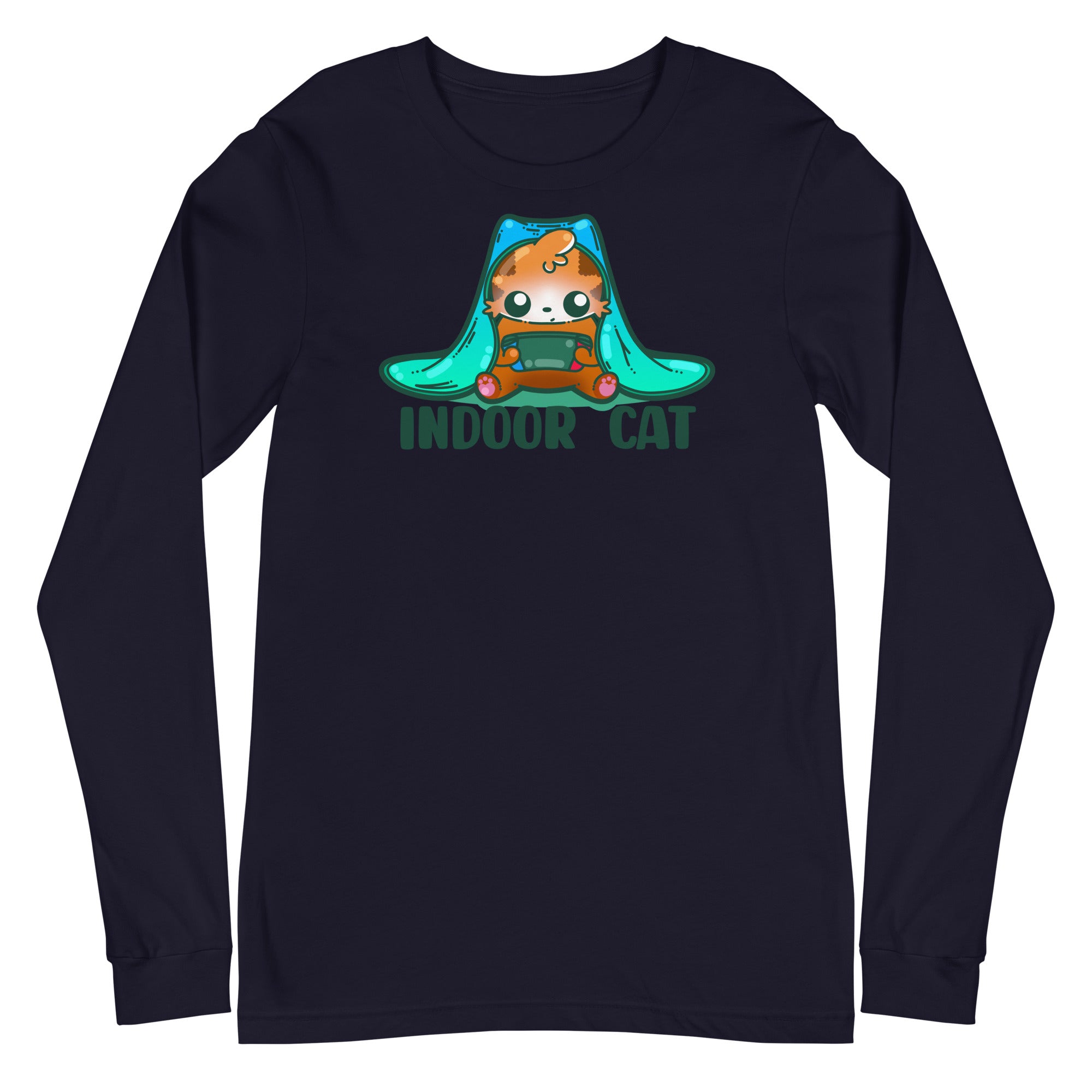 INDOOR CAT - Long Sleeve Tee - ChubbleGumLLC