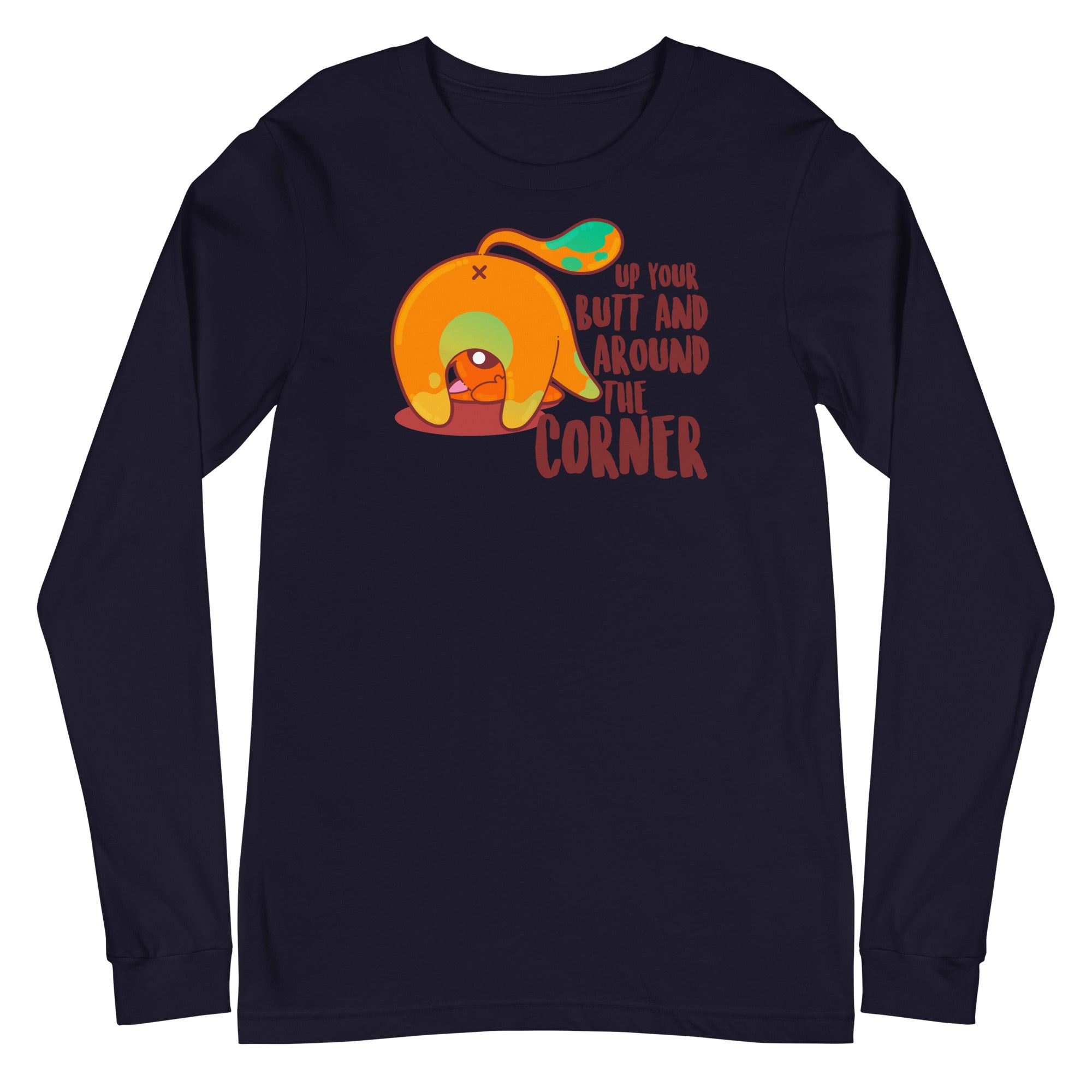 UP YOUR BUTT - Long Sleeve Tee - ChubbleGumLLC