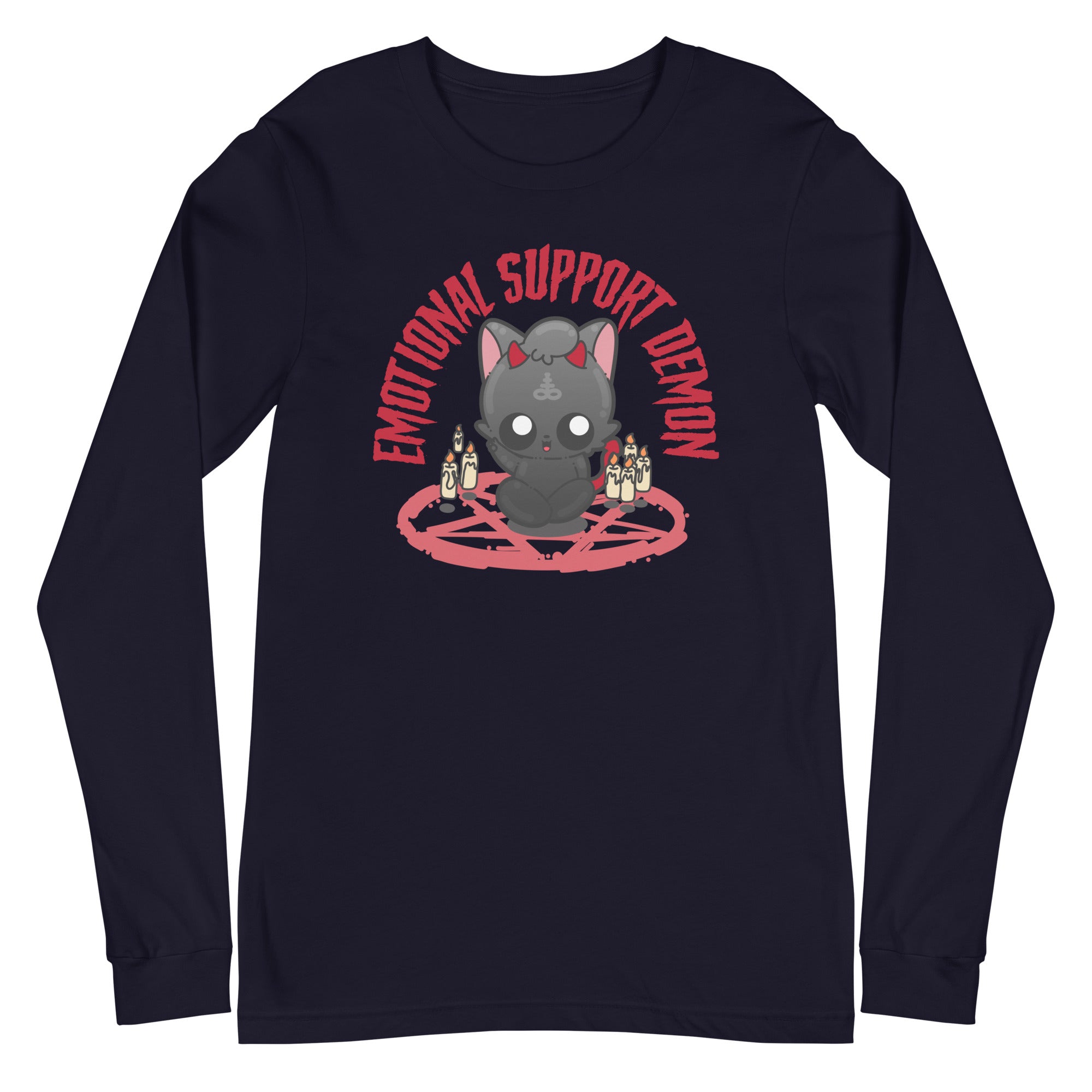 EMOTIONAL SUPPORT DEMON - Long Sleeve Tee