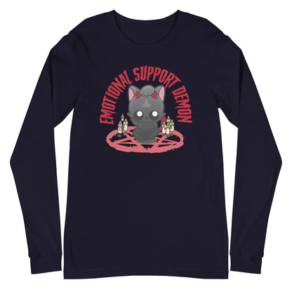 EMOTIONAL SUPPORT DEMON - Long Sleeve Tee