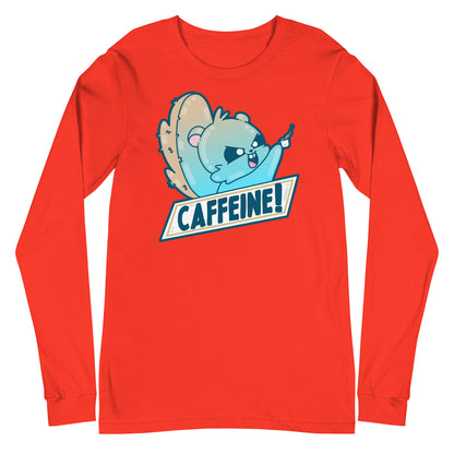 CAFFEINE - Long Sleeve Tee - ChubbleGumLLC