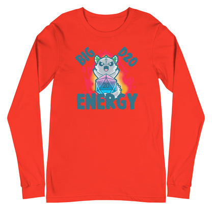 BIG D 20 ENERGY - Long Sleeve Tee - ChubbleGumLLC