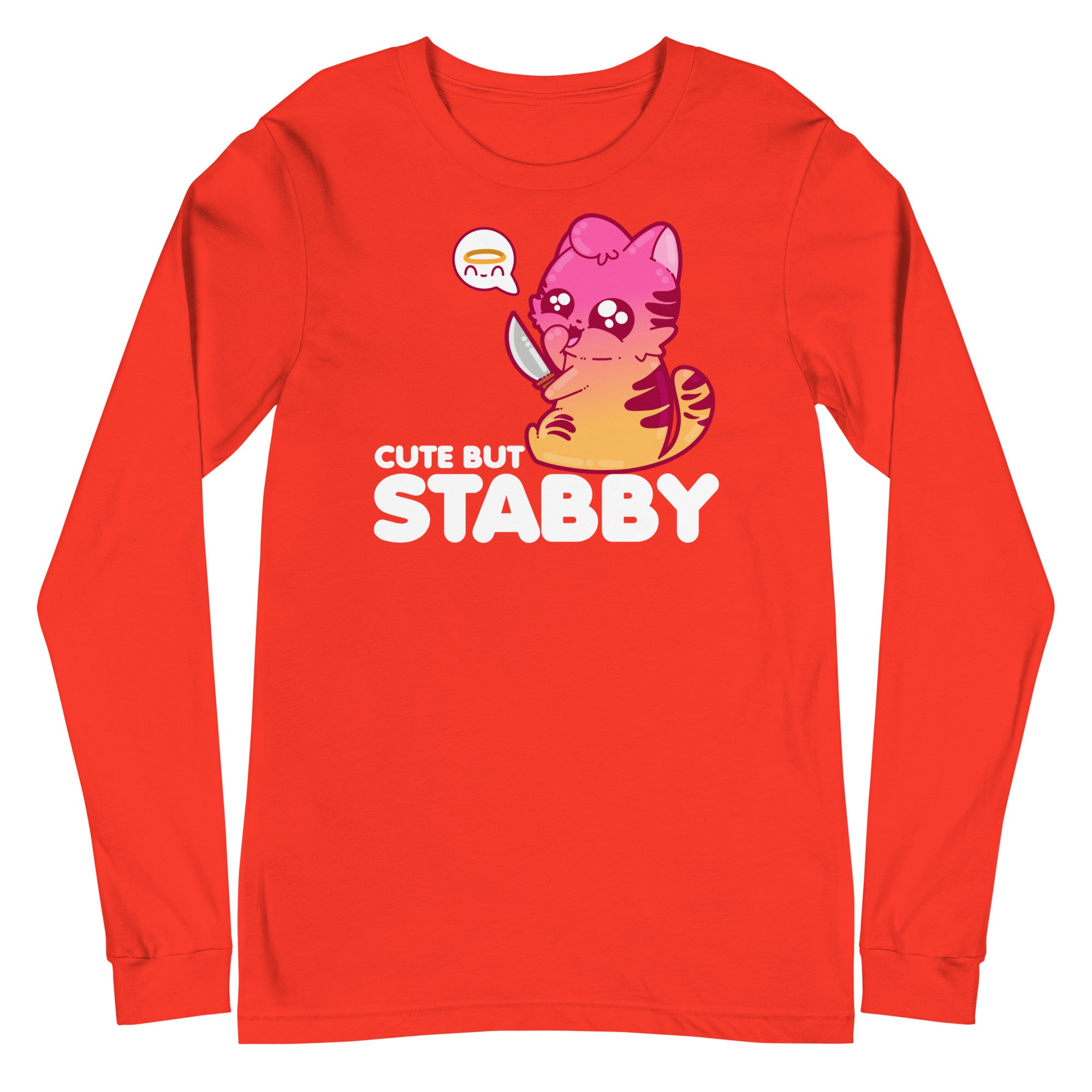 CUTE BUT STABBY - Modified Long Sleeve Tee - ChubbleGumLLC