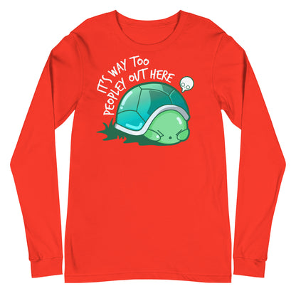 WAY TOO PEOPLEY - Modified Long Sleeve Tee - ChubbleGumLLC