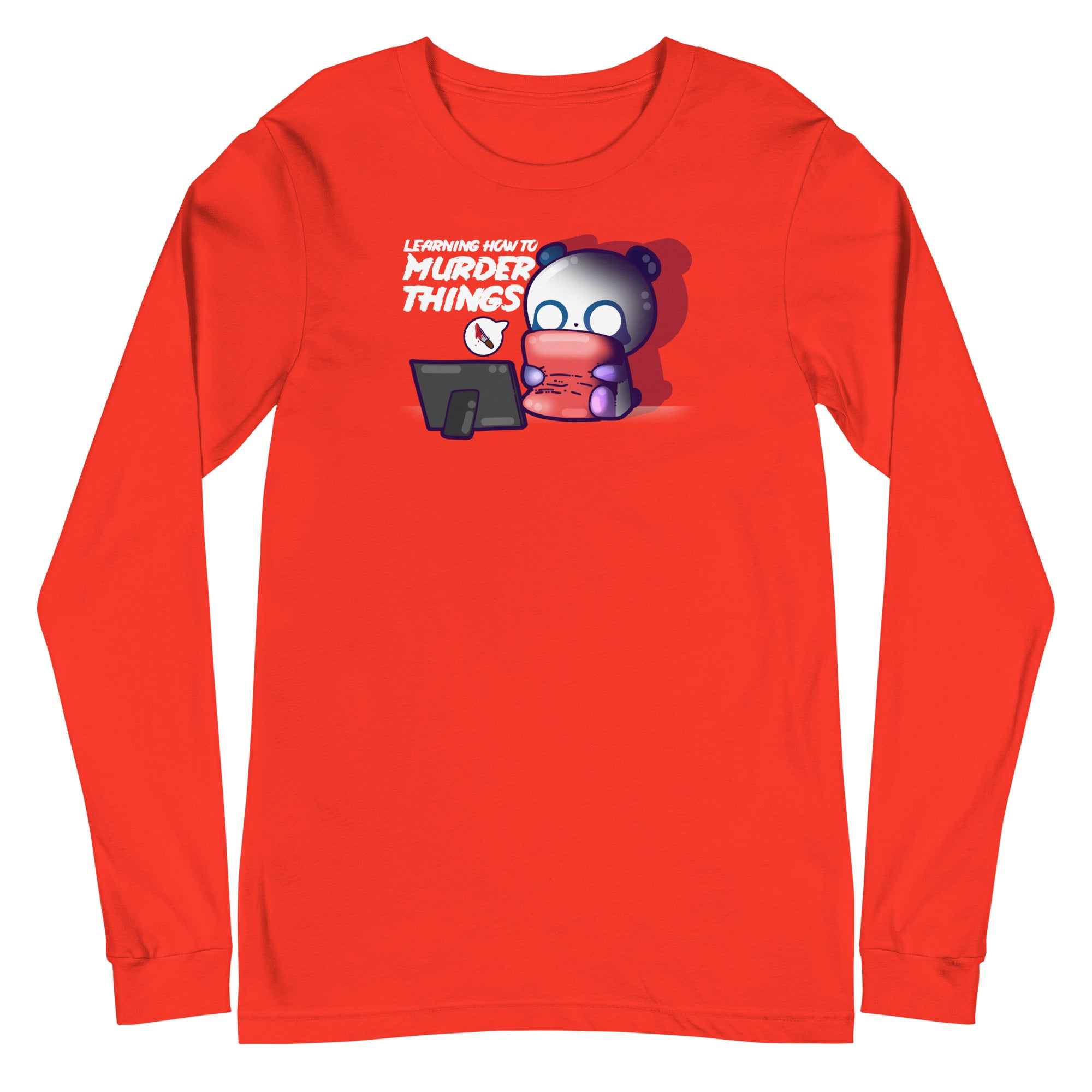 LEARNING HOW TO MURDER THINGS - Long Sleeve Tee - ChubbleGumLLC