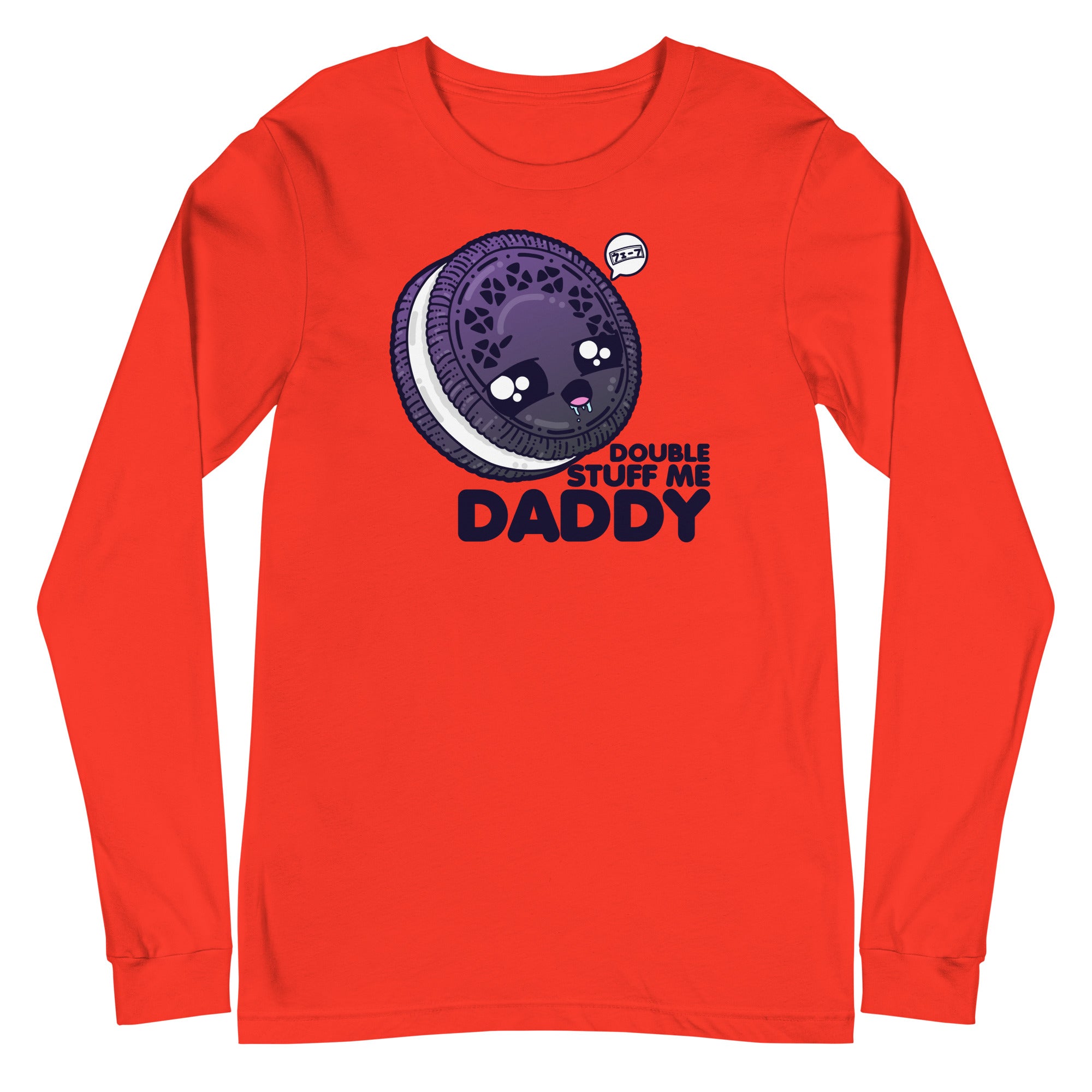 DOUBKE STUFF ME DADDY - Long Sleeve Tee - ChubbleGumLLC