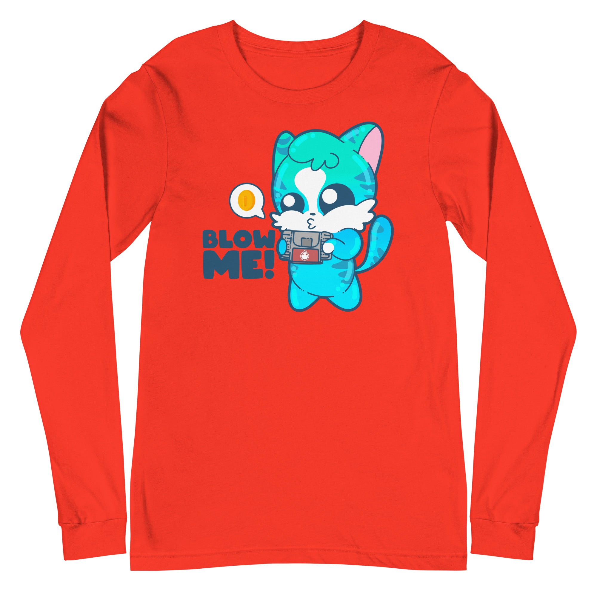 BLOW ME -  Long Sleeve Tee - ChubbleGumLLC