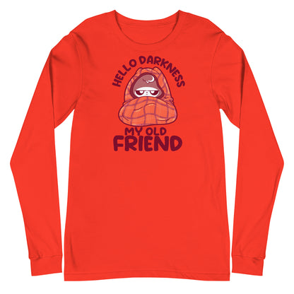 HELLO DARKNESS - Long Sleeve Tee - ChubbleGumLLC