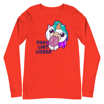 YOU LINT LICKER - Long Sleeve Tee - ChubbleGumLLC