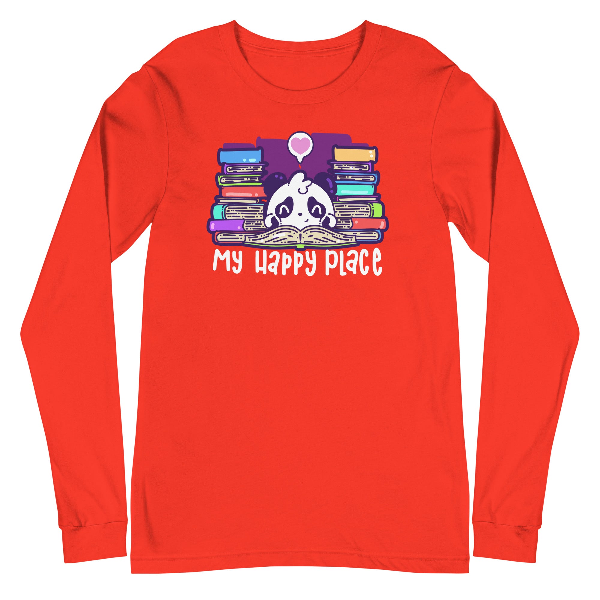 MY HAPPY PLACE - Modified Long Sleeve Tee - ChubbleGumLLC