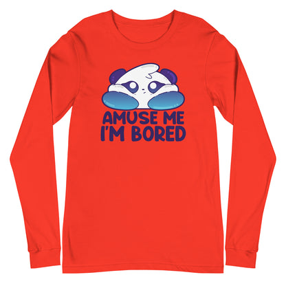 AMUSE ME IM BORED - Long Sleeve Tee - ChubbleGumLLC