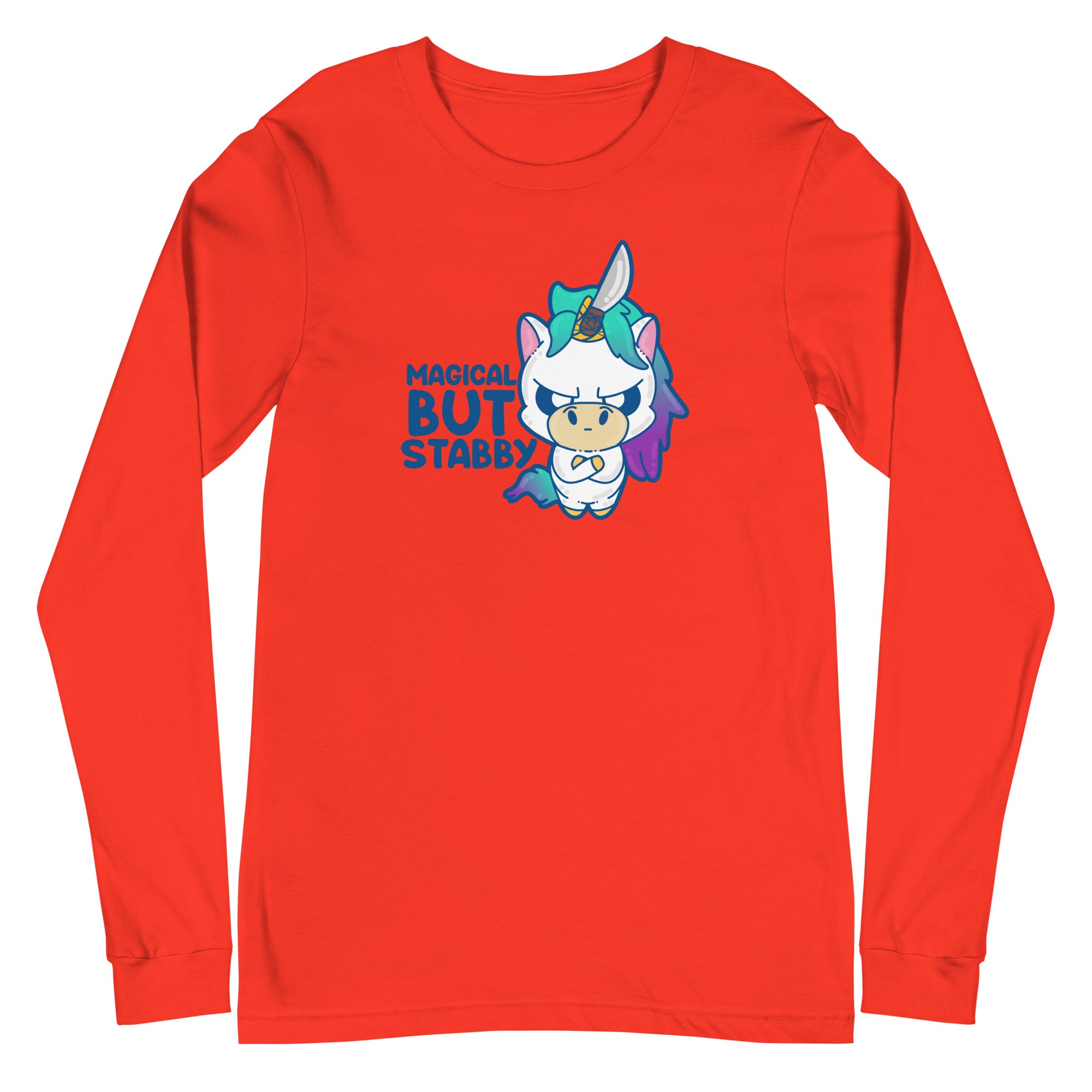 MAGICAL BUT STABBY - Long Sleeve Tee - ChubbleGumLLC