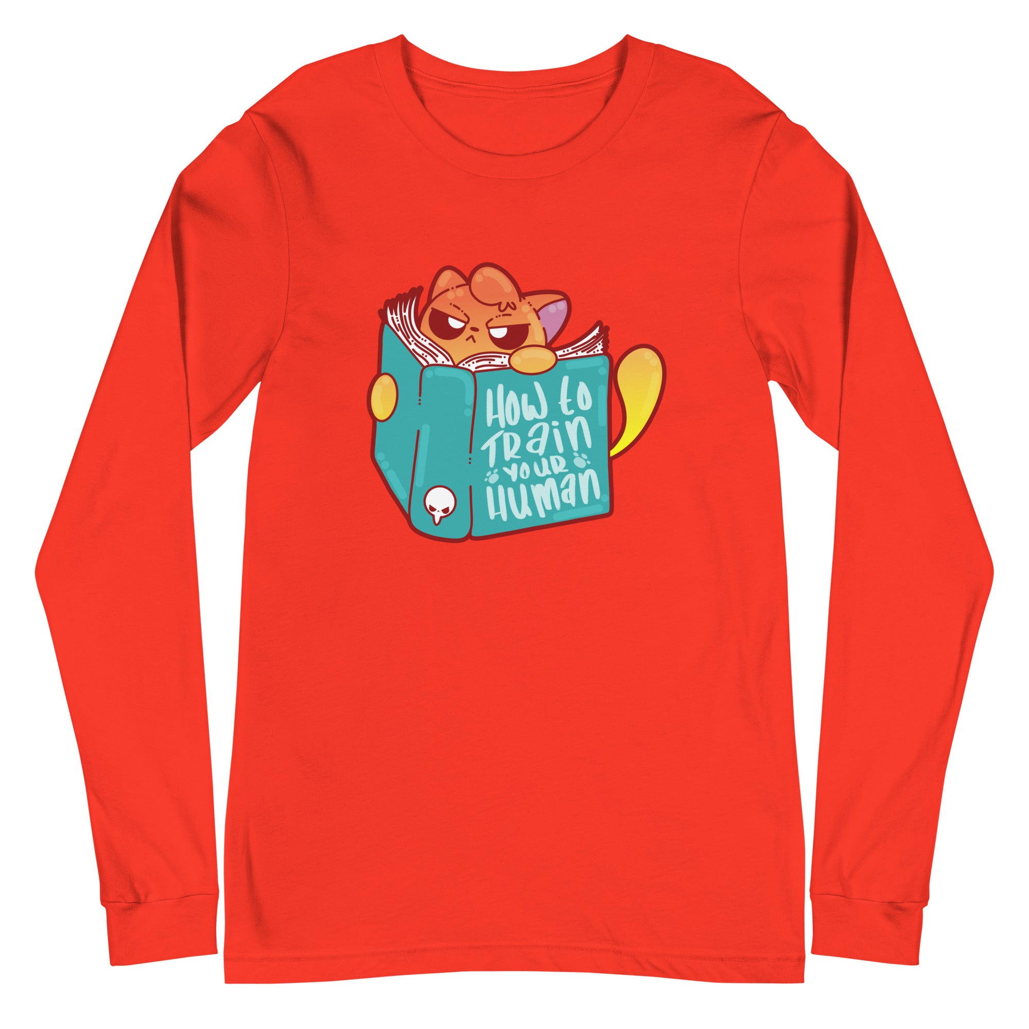 HOW TO TRAIN YOUR HUMAN - Long Sleeve Tee - ChubbleGumLLC