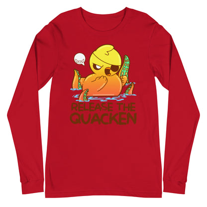 RELEASE THE QUACKEN - Long Sleeve Tee - ChubbleGumLLC