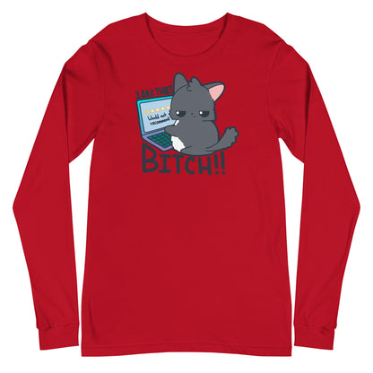 100 % THAT BITCH - Long Sleeve Tee - ChubbleGumLLC