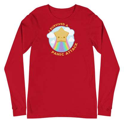 I SURVIVED A PANIC ATTACK - Long Sleeve Tee - ChubbleGumLLC