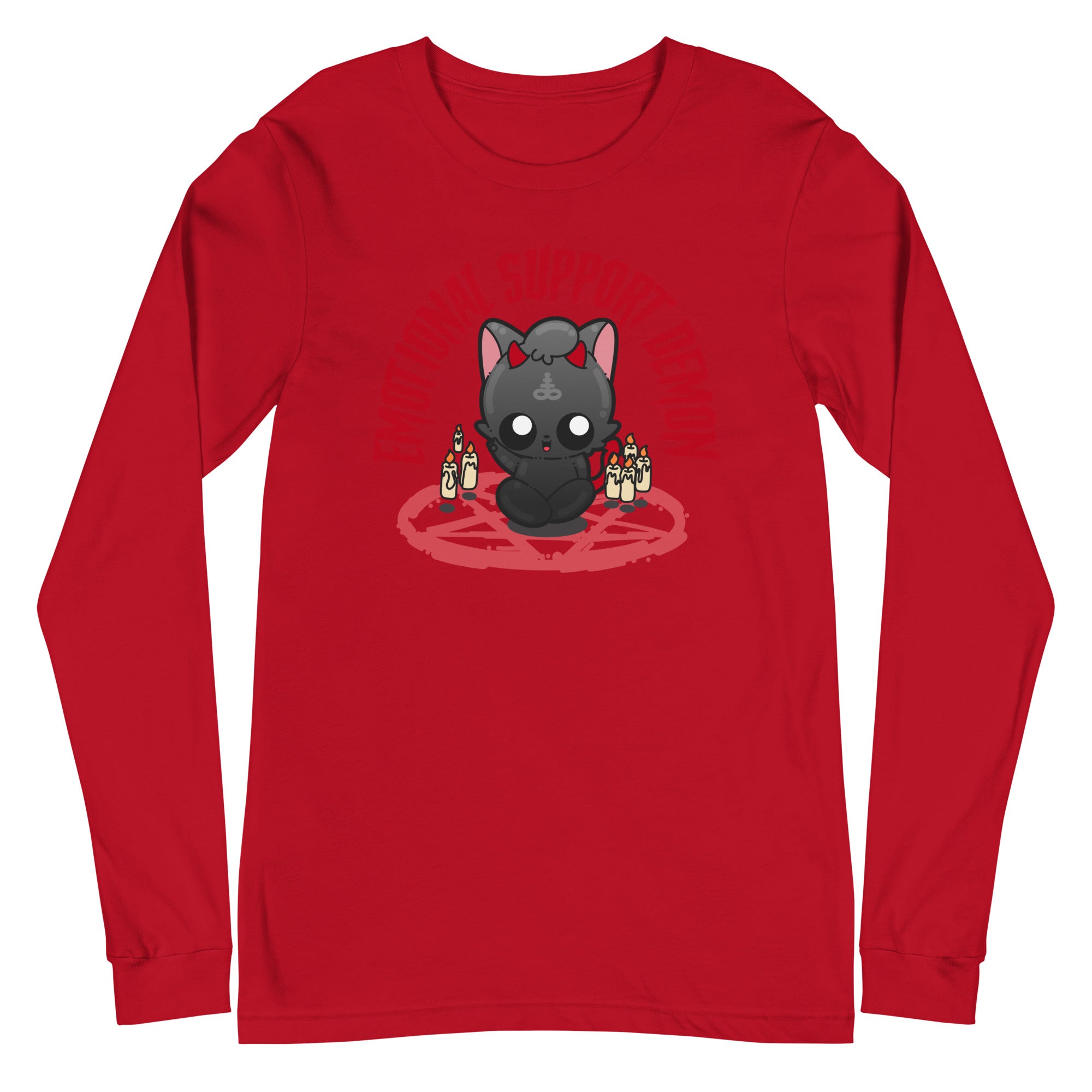 EMOTIONAL SUPPORT DEMON - Long Sleeve Tee