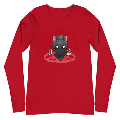 EMOTIONAL SUPPORT DEMON - Long Sleeve Tee