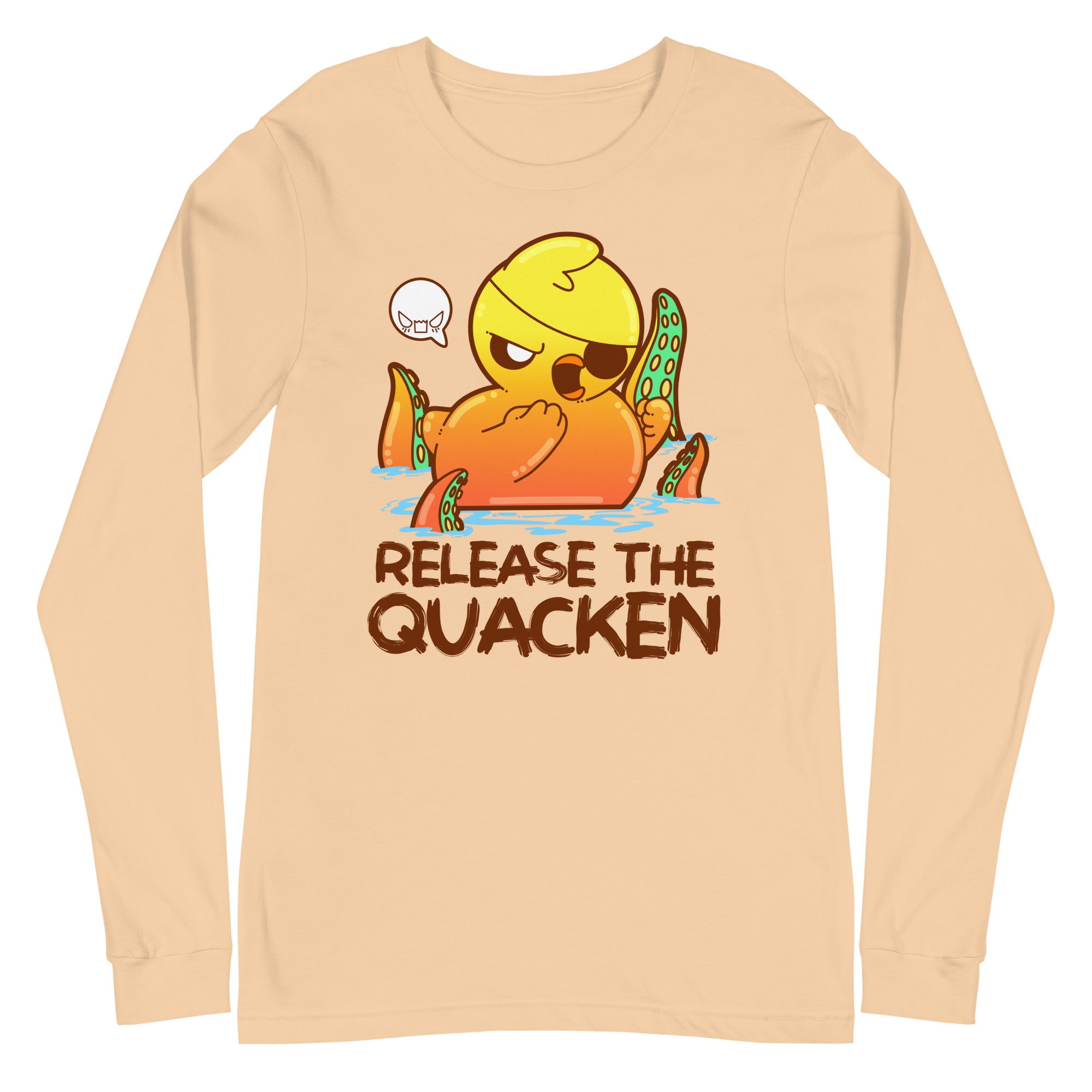 RELEASE THE QUACKEN - Long Sleeve Tee - ChubbleGumLLC