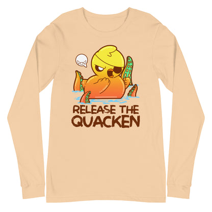 RELEASE THE QUACKEN - Long Sleeve Tee - ChubbleGumLLC