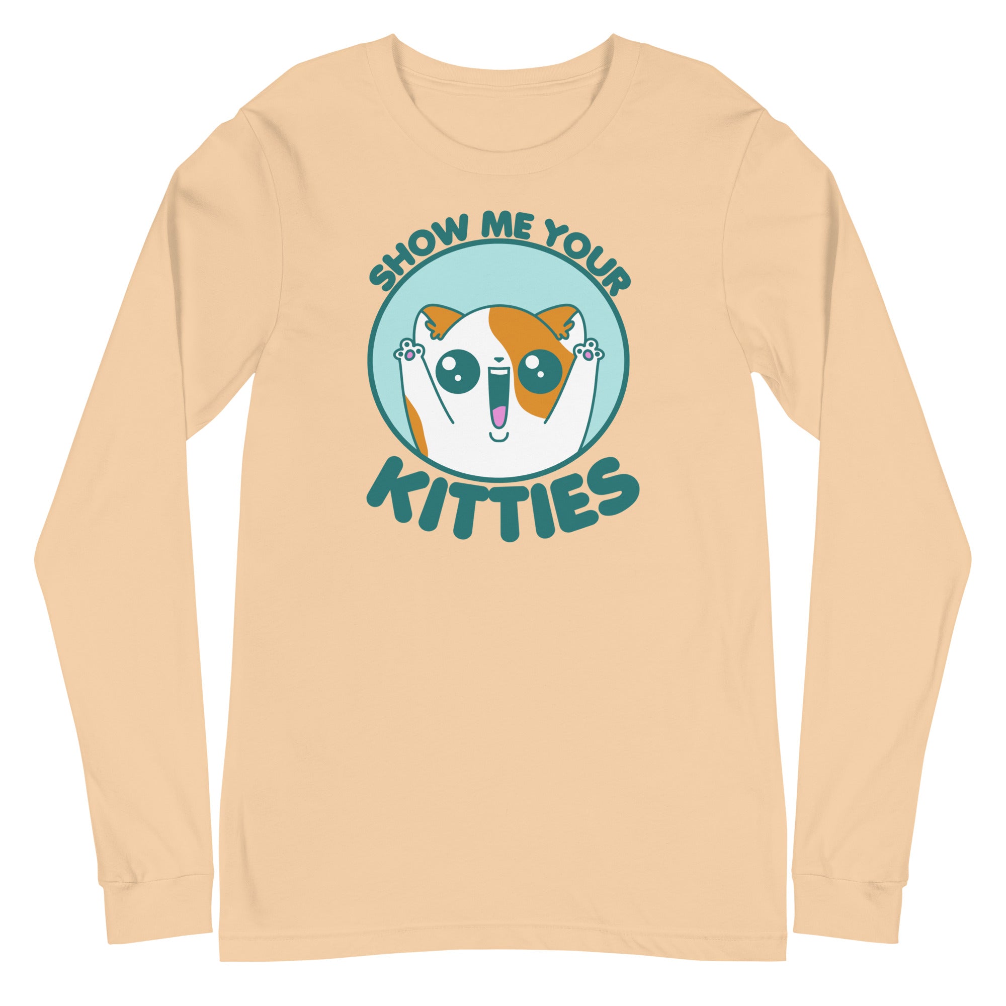 SHOW ME YOUR KITTIES - Long Sleeve Tee - ChubbleGumLLC