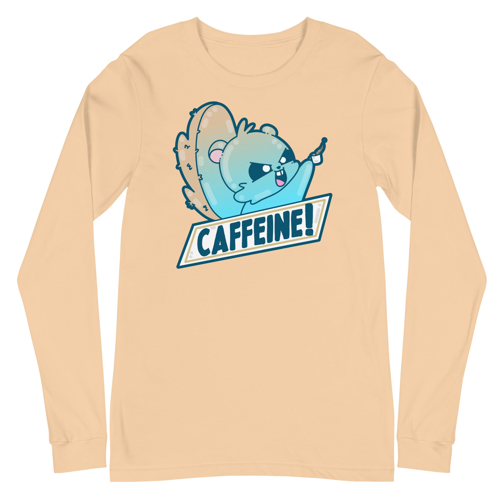 CAFFEINE - Long Sleeve Tee - ChubbleGumLLC