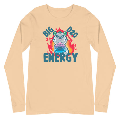 BIG D 20 ENERGY - Long Sleeve Tee - ChubbleGumLLC