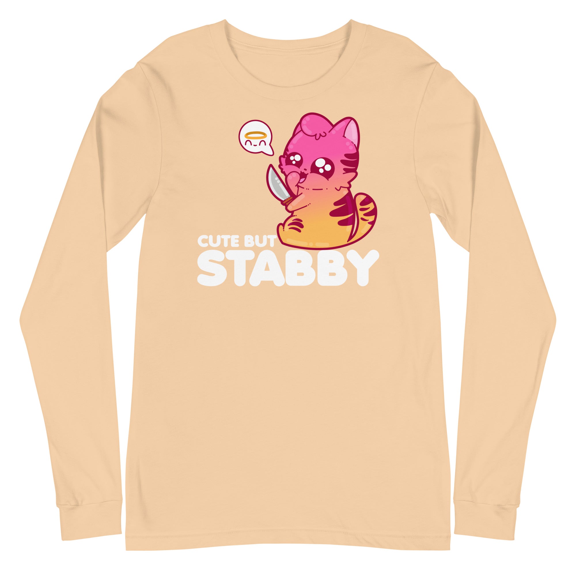 CUTE BUT STABBY - Modified Long Sleeve Tee - ChubbleGumLLC