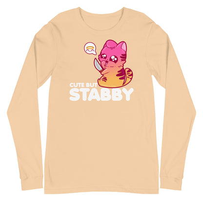 CUTE BUT STABBY - Modified Long Sleeve Tee - ChubbleGumLLC