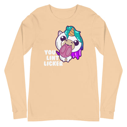 YOU LINT LICKER - Modified Long Sleeve Tee - ChubbleGumLLC