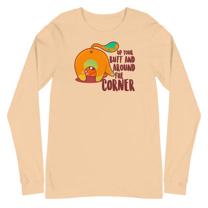 UP YOUR BUTT - Long Sleeve Tee - ChubbleGumLLC