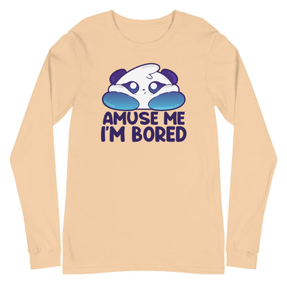 AMUSE ME IM BORED - Long Sleeve Tee - ChubbleGumLLC