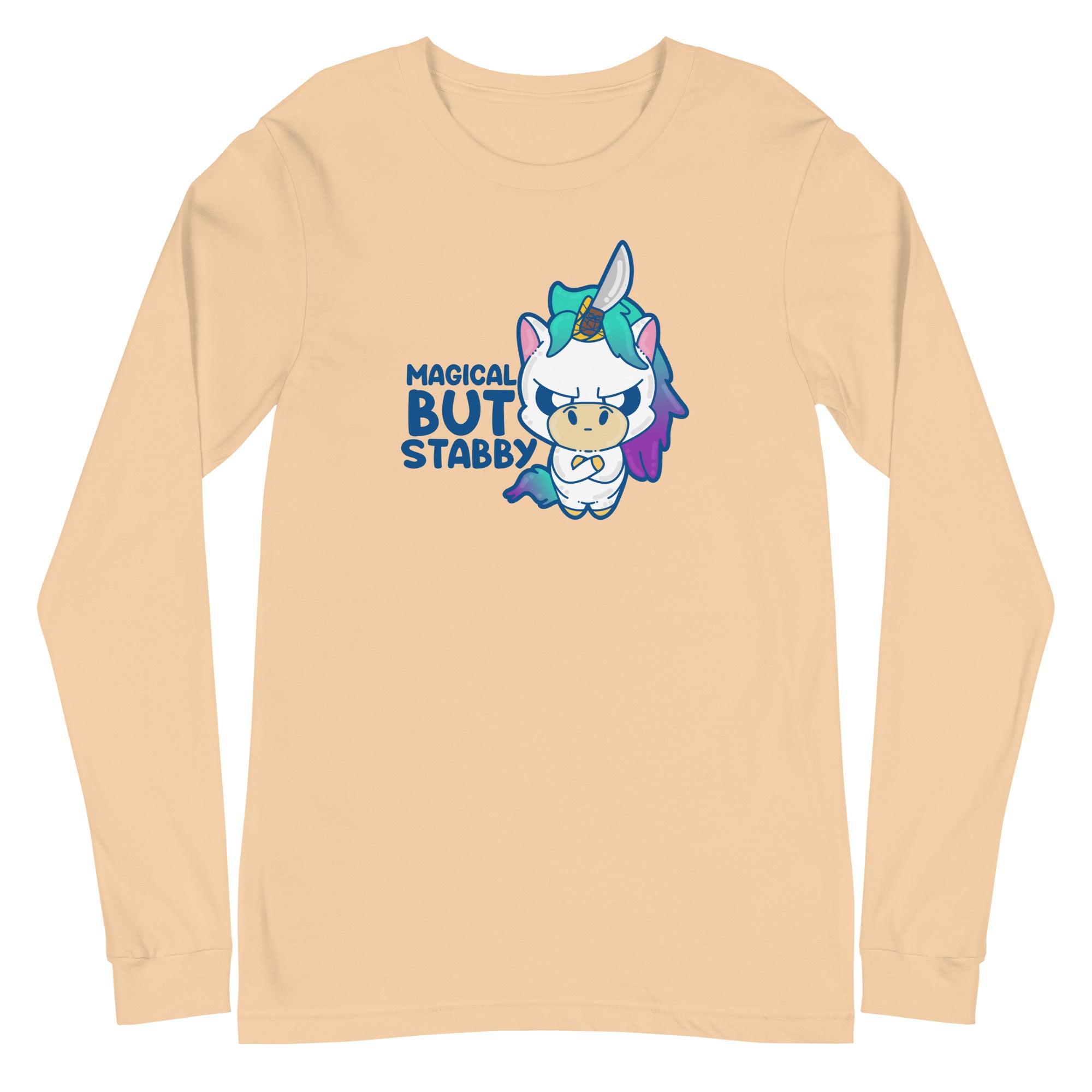 MAGICAL BUT STABBY - Long Sleeve Tee - ChubbleGumLLC