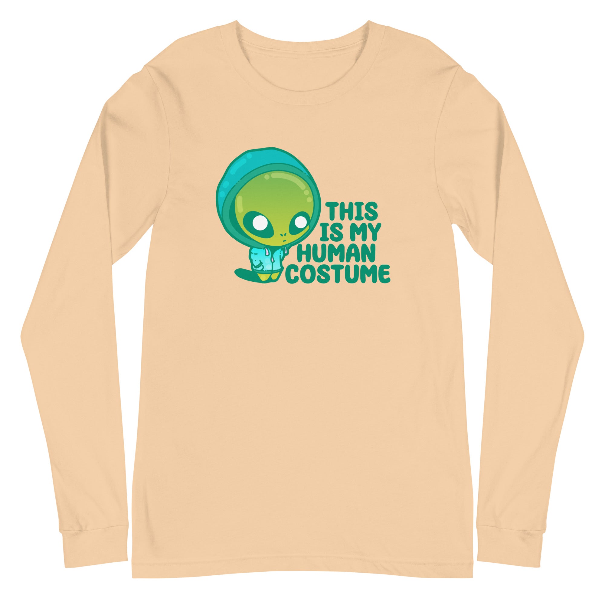 THIS IS MY HUMAN COSTUME - Long Sleeve Tee - ChubbleGumLLC