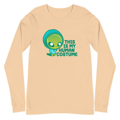 THIS IS MY HUMAN COSTUME - Long Sleeve Tee - ChubbleGumLLC