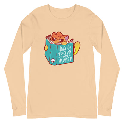 HOW TO TRAIN YOUR HUMAN - Long Sleeve Tee - ChubbleGumLLC