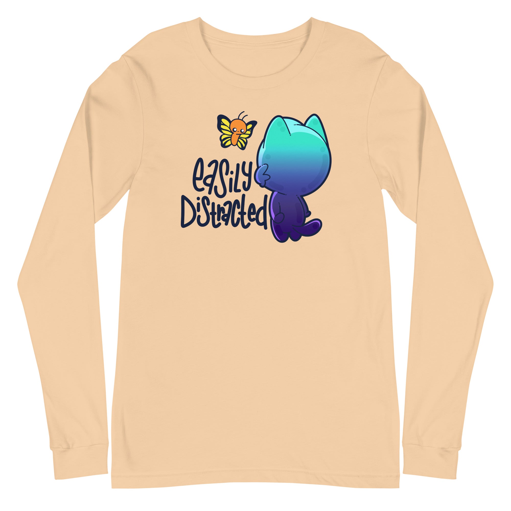 EASILY DISTRACTED - Long Sleeve Tee