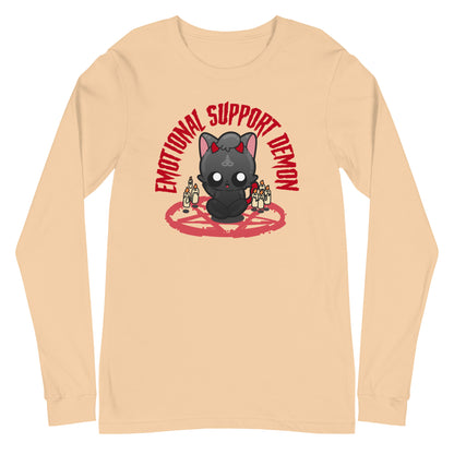 EMOTIONAL SUPPORT DEMON - Long Sleeve Tee