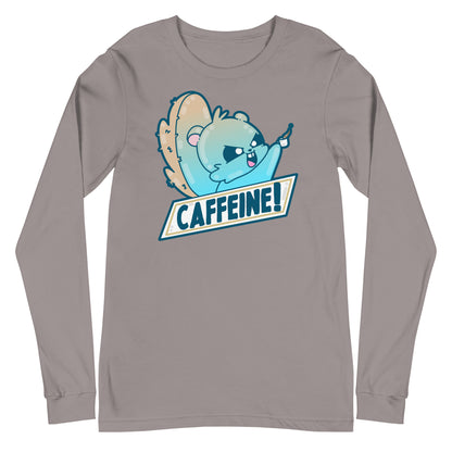 CAFFEINE - Long Sleeve Tee - ChubbleGumLLC