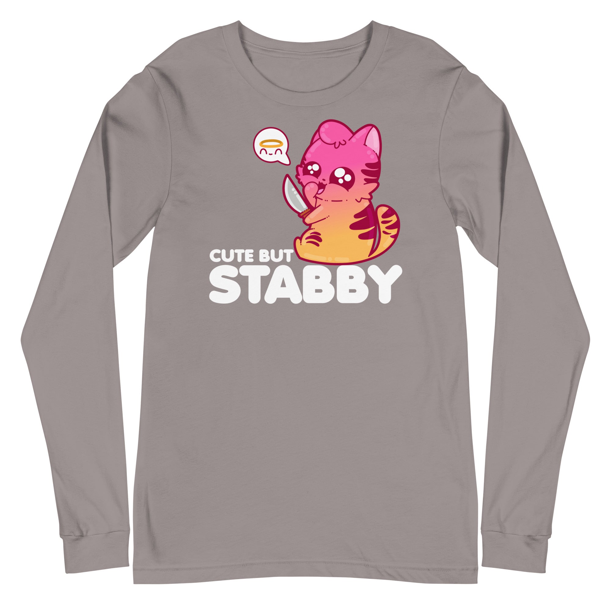 CUTE BUT STABBY - Modified Long Sleeve Tee - ChubbleGumLLC