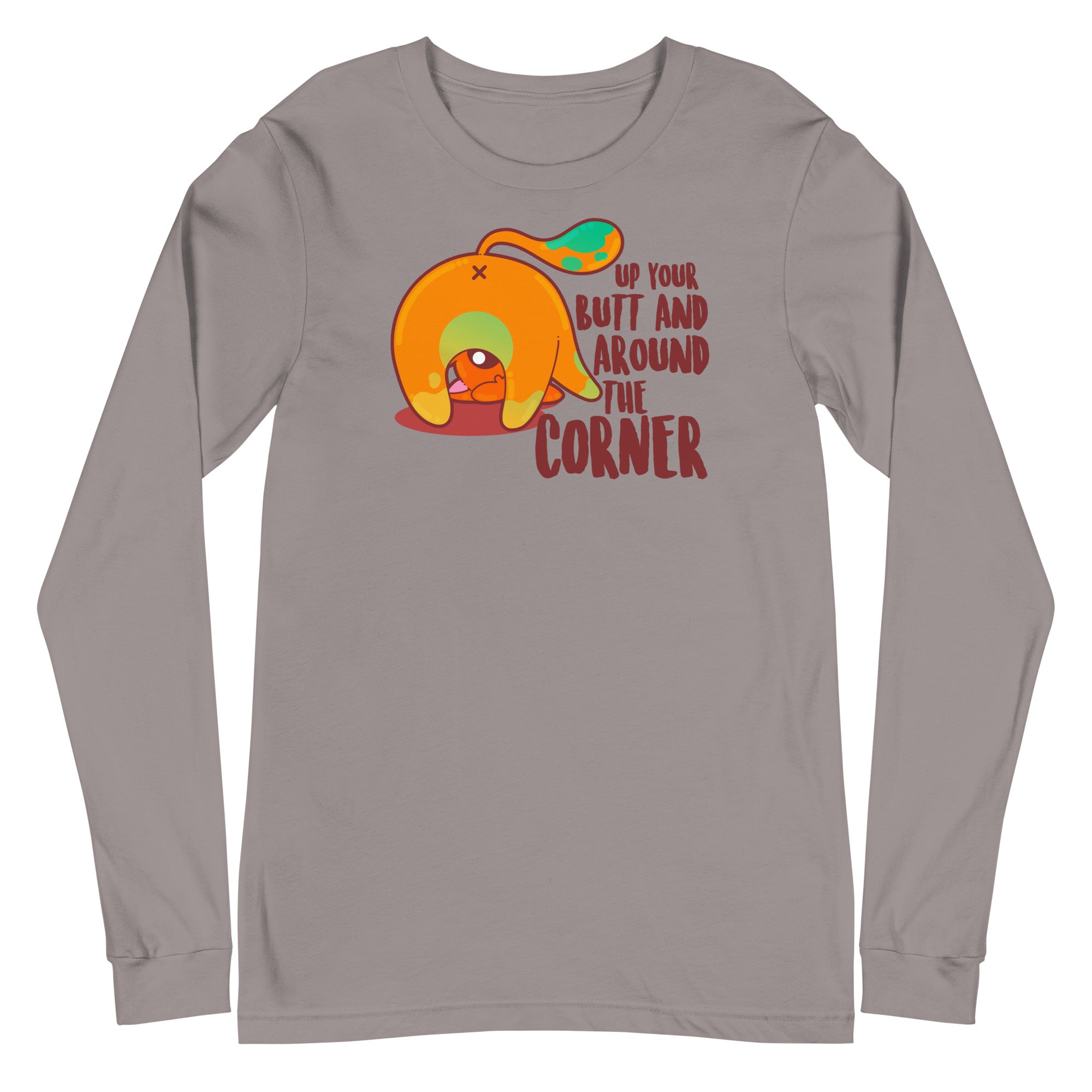 UP YOUR BUTT - Long Sleeve Tee - ChubbleGumLLC