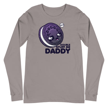 DOUBKE STUFF ME DADDY - Long Sleeve Tee - ChubbleGumLLC